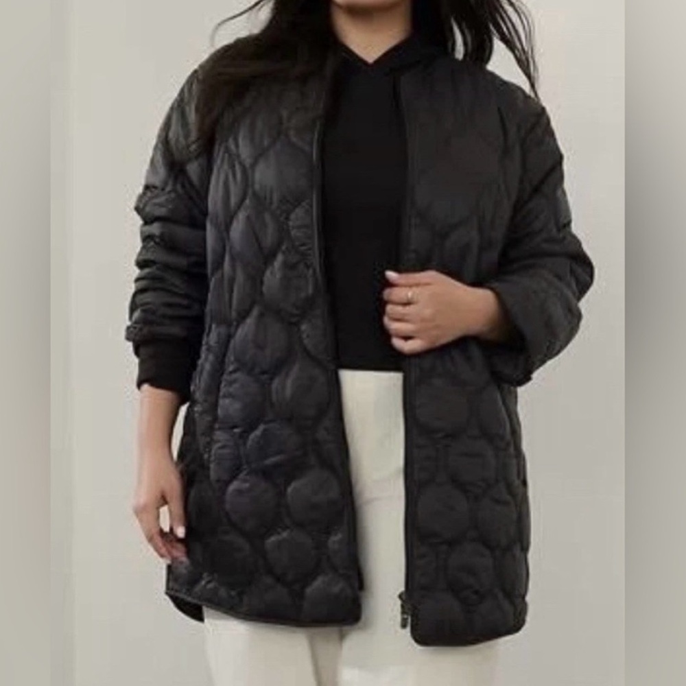NWT-Athleta Black Alright Jacket, Extra Large Tall